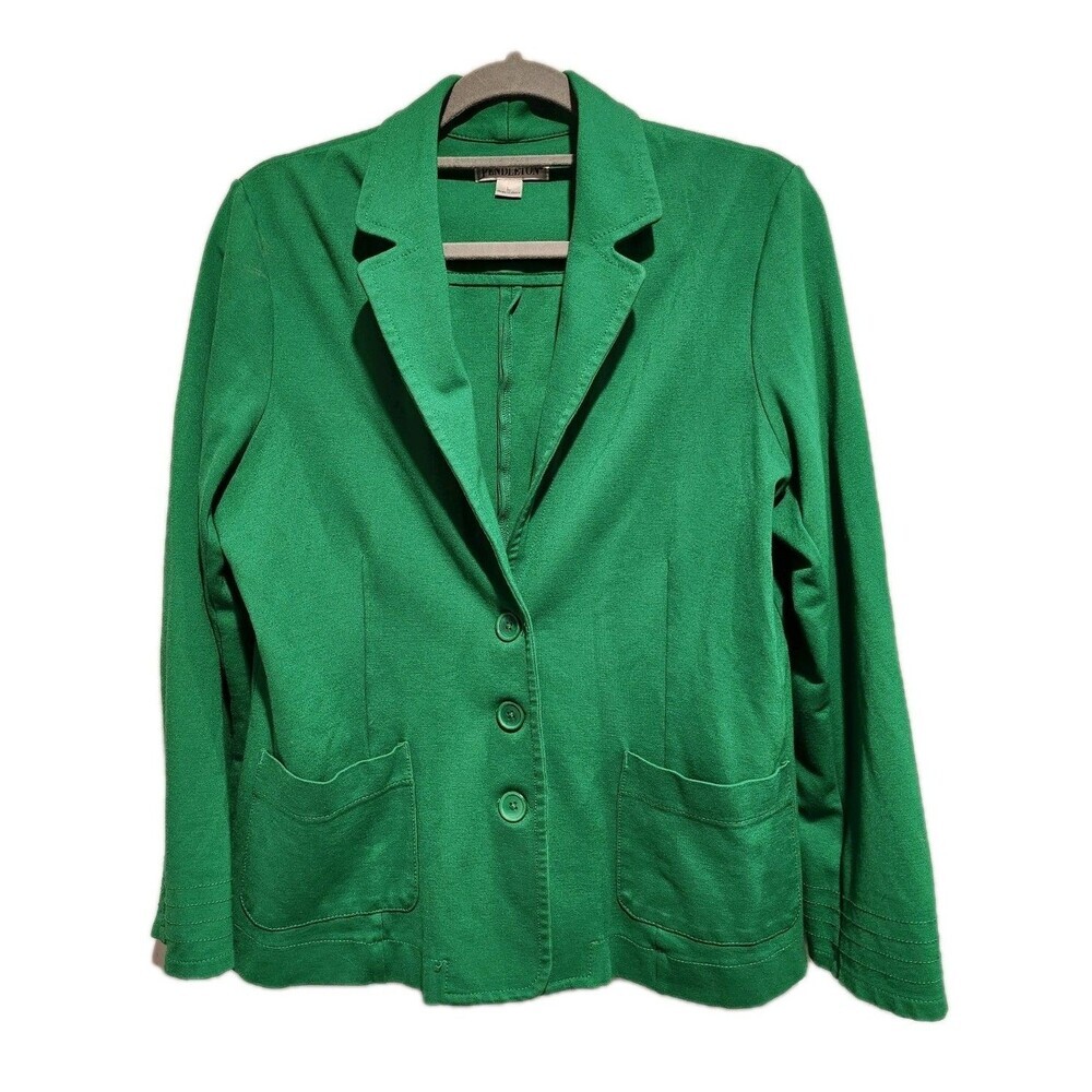 Pendleton Rayon Blend Stretch Women's Blazer Kelly Green Size Large